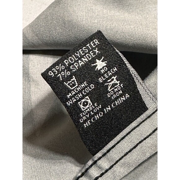 Dixxon Flannel Black White Church Music Button Shirt Short Sleeve 5XL *READ - Picture 10 of 11